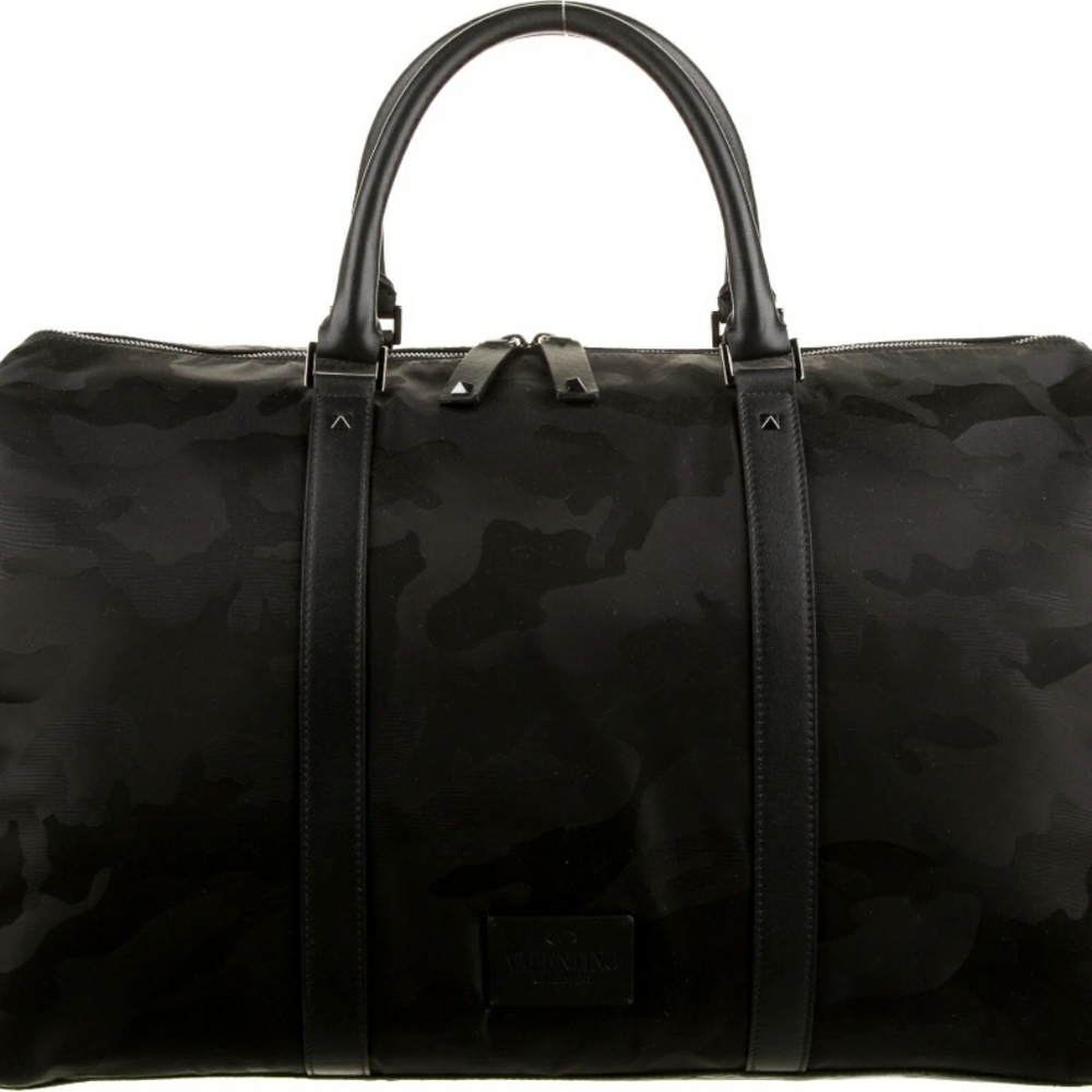 Valentino Camo Small Duffle Bag